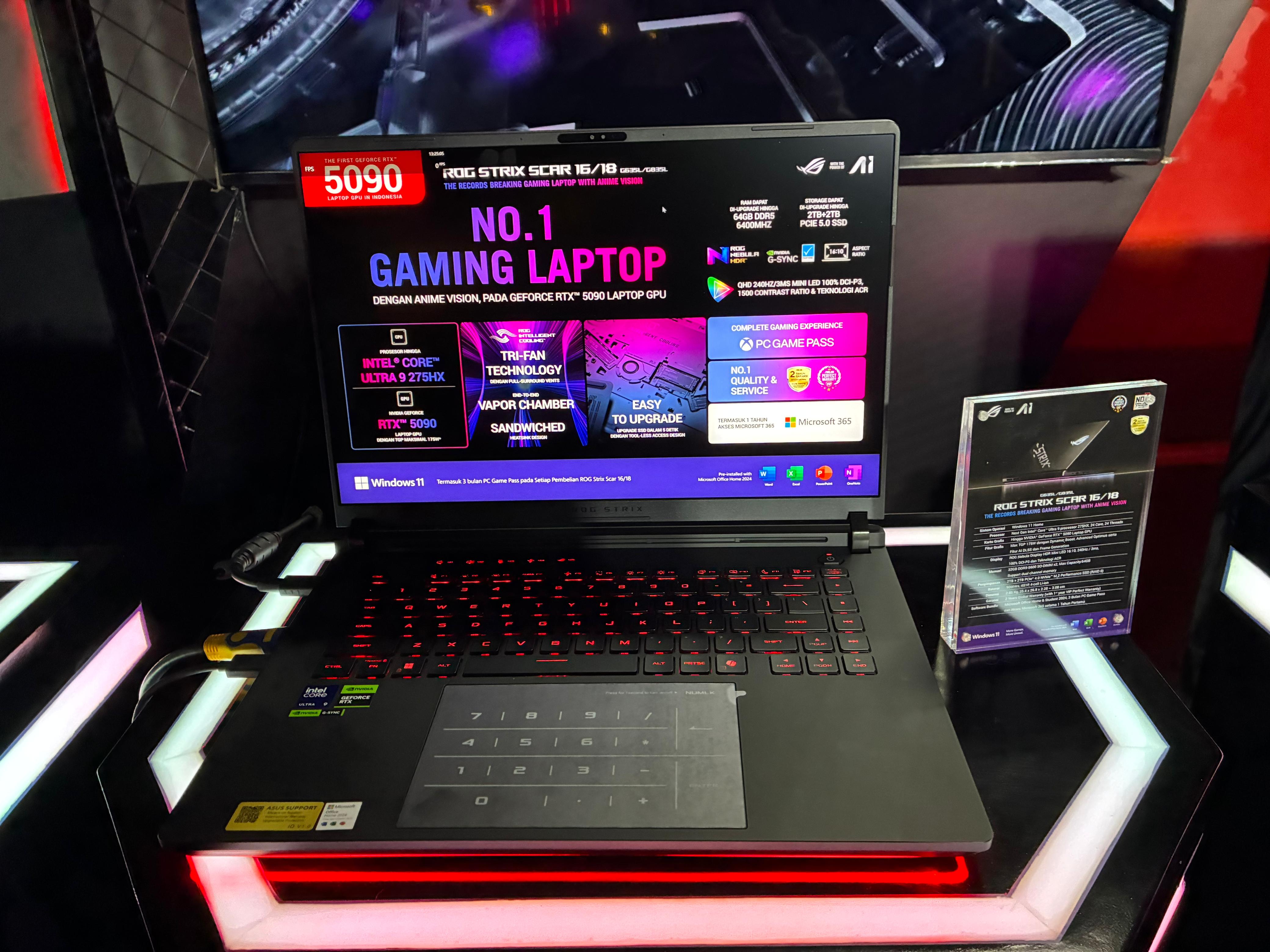 Dibanderol Rp75 Jutaan, Asus Resmi Bawa Laptop Gaming ROG Strix Scar